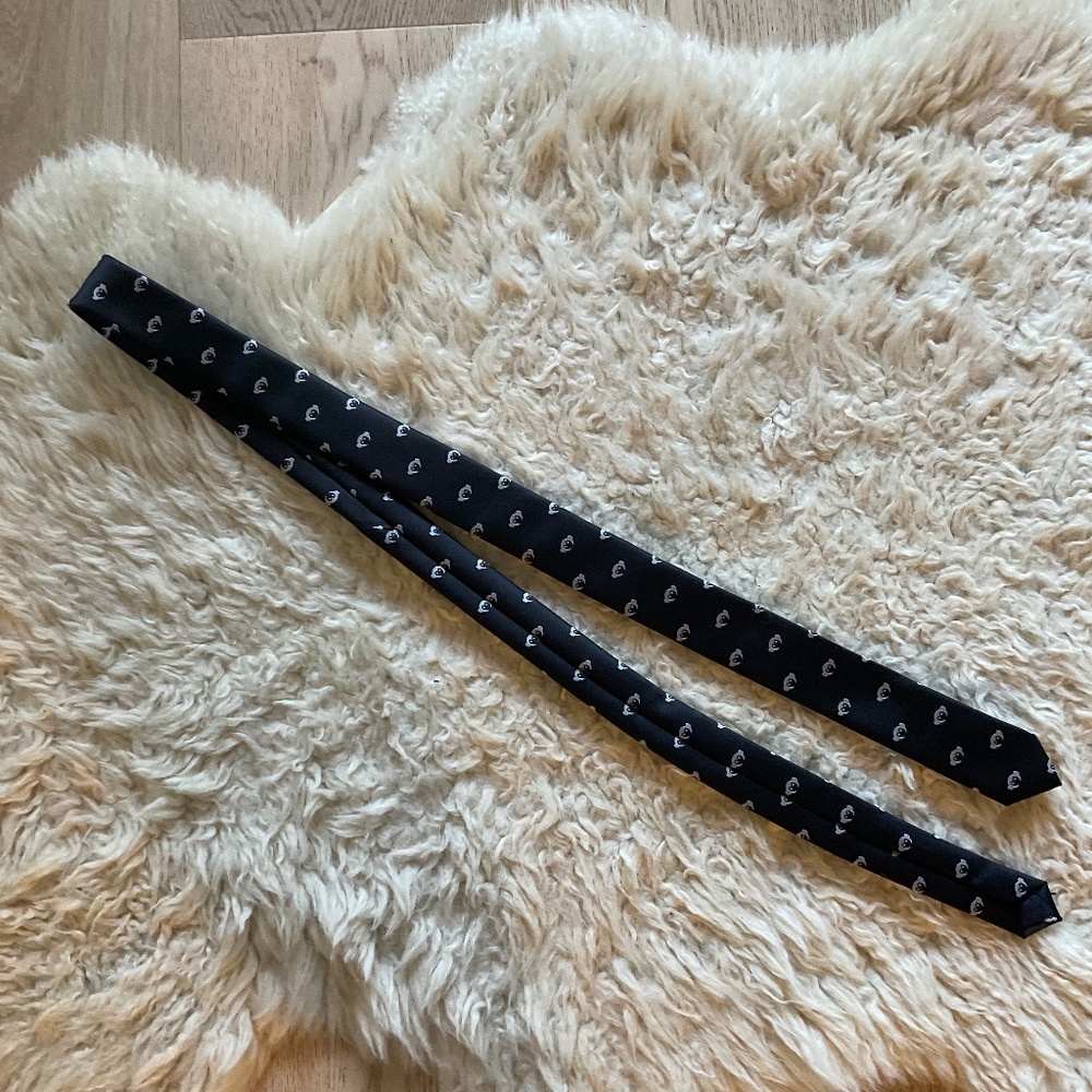 APPAMAN LOGO TIE BLACK